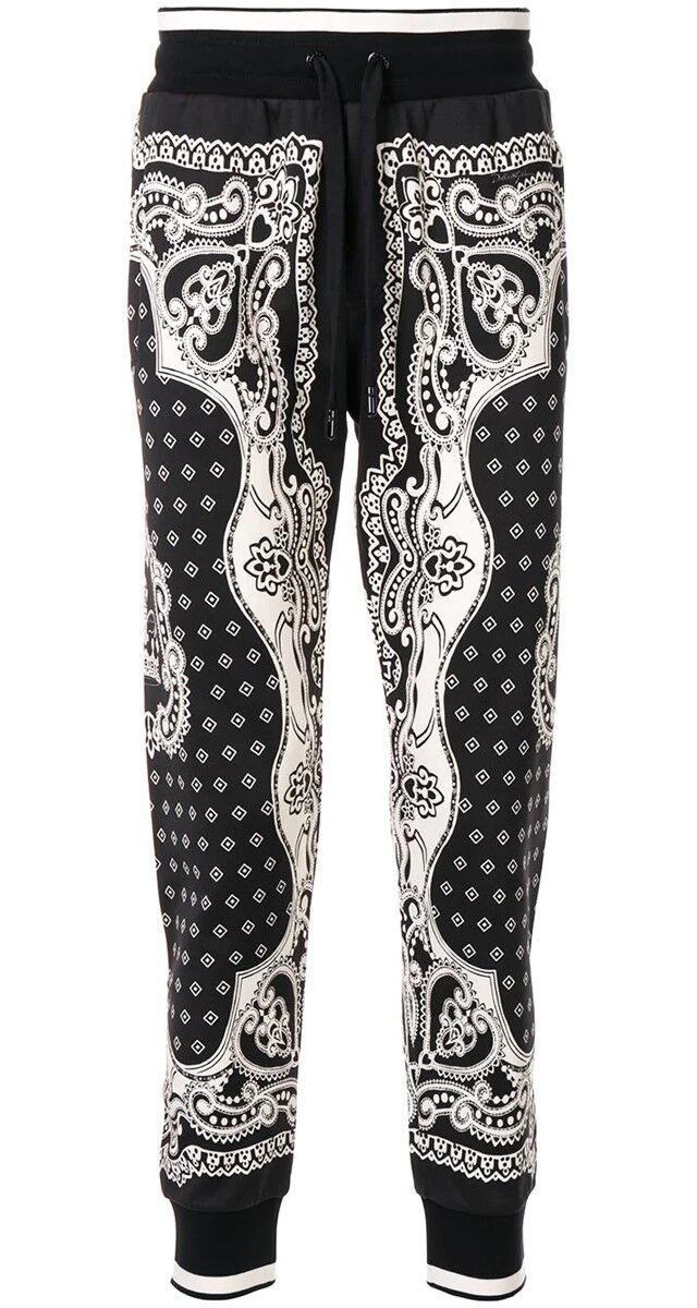 DOLCE & GABBANA graphic print track pants 495E.jpg