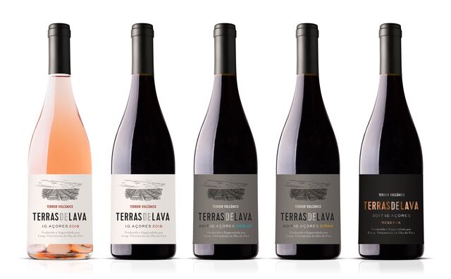 A gama Terras de Lava, da Cooperativa Vitivinícola da Ilha do Pico PicoWines.