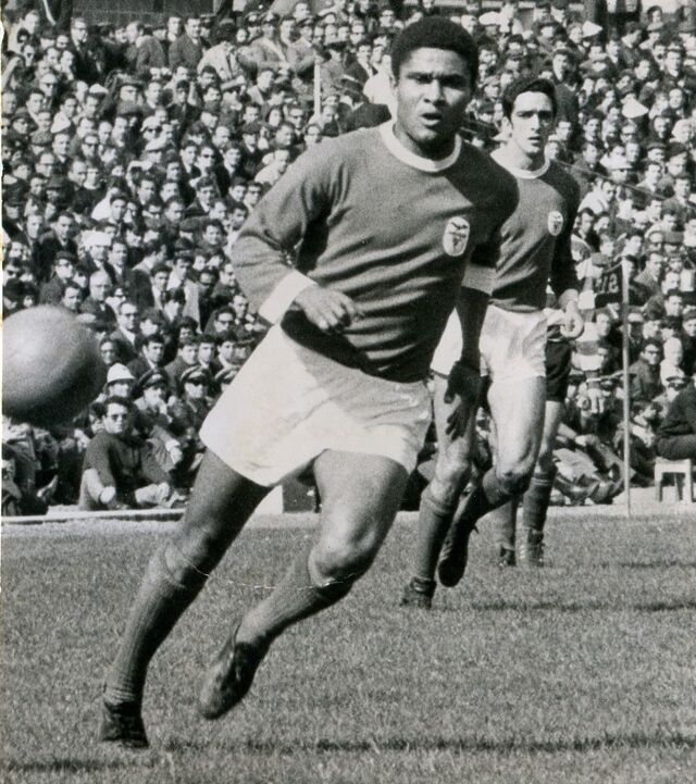 Eusébio no fim dos anos 60