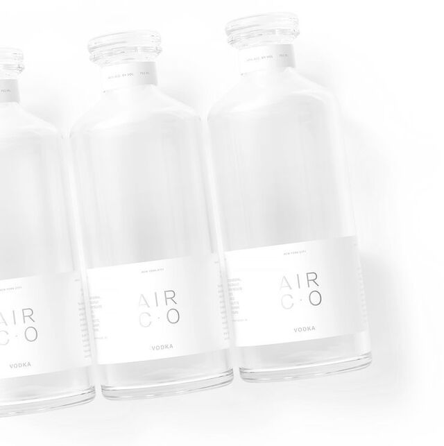 Garrafas de vodka Air Co.
