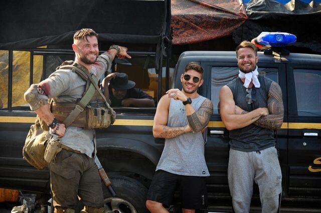 Chris Hemsworth, Luke Zocchi e Bobby Holland Hanton