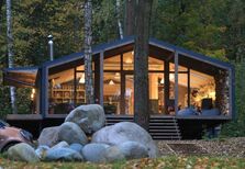 Esta casa de luxo na floresta custa 80 mil dólares e foi construída em 10 dias