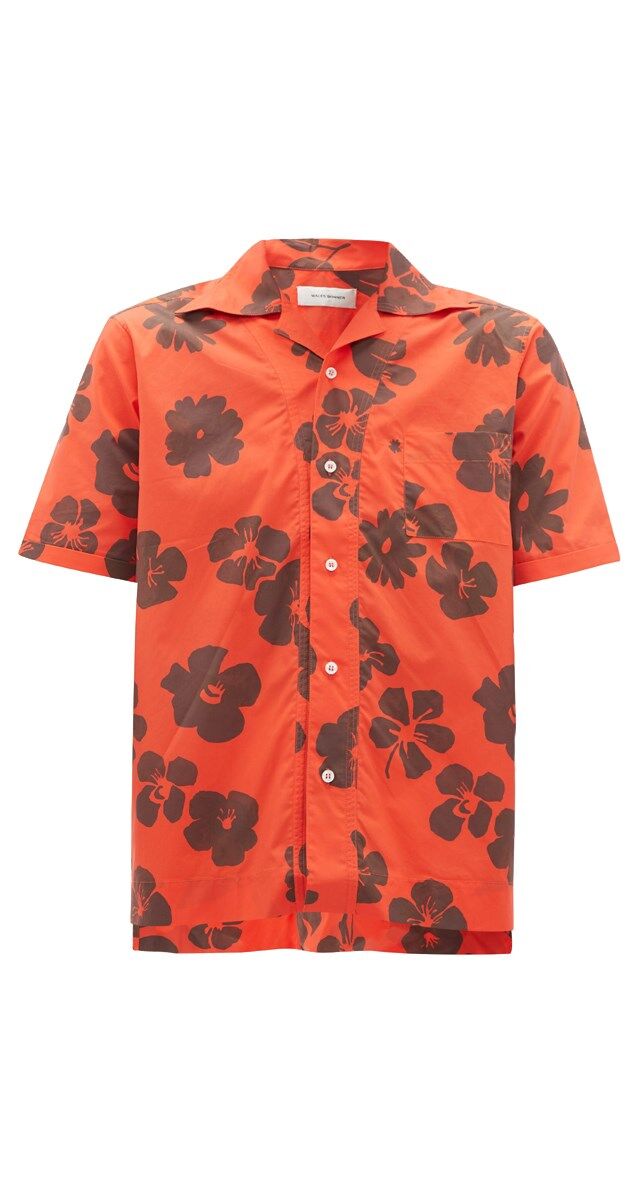 Camisa em algodão estampado, € 395, Wales Bonnes