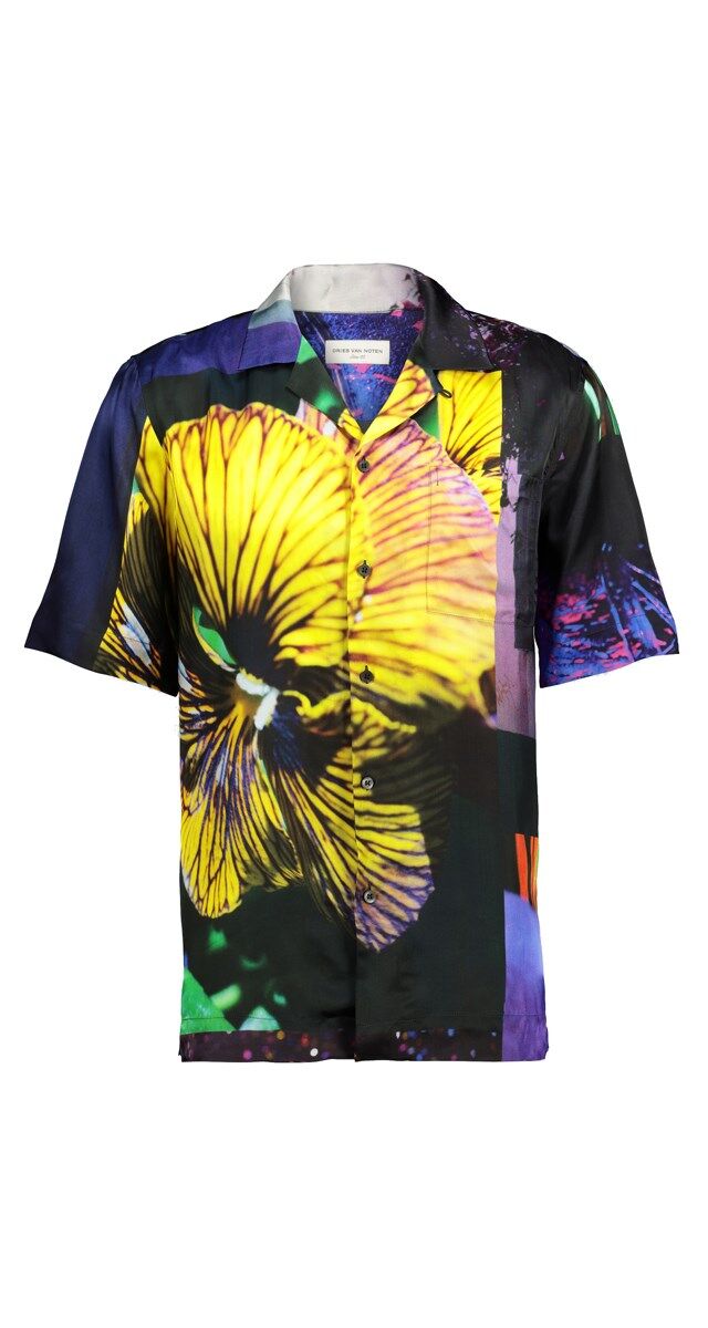 Camisa em algodão estampado, € 535, Dries Van Noten