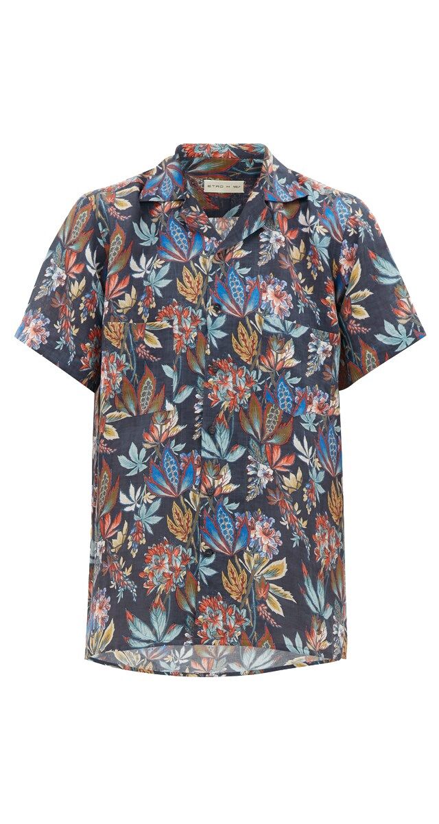 Camisa em algodão estampado, € 325, Etro