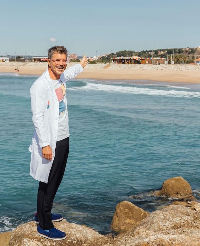 Gregory Bernard na Costa da Caparica.