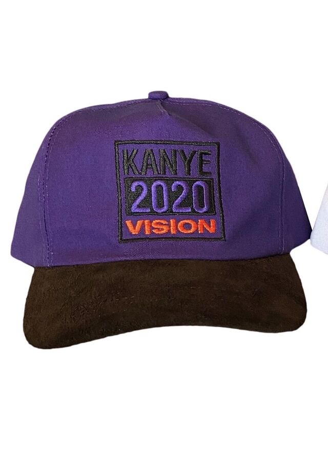 Boné da campanha presidencial de Kanye West com o slogan "2020 Vision"