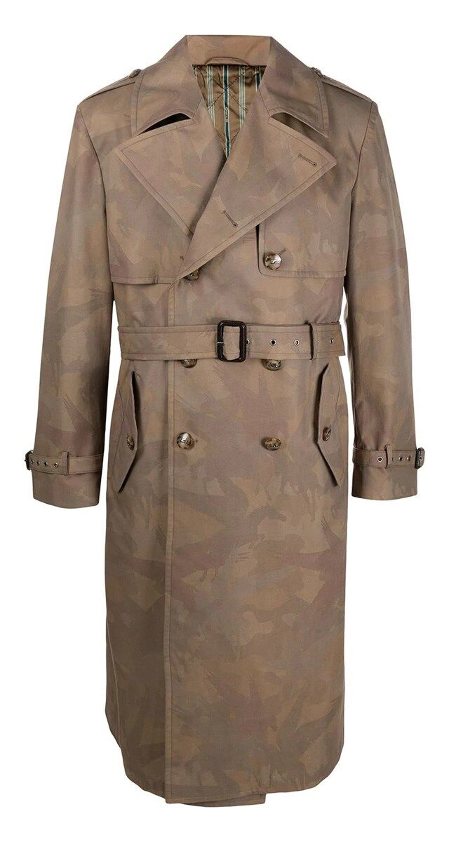 Trench coat em gabardine, € 2300, Etro.