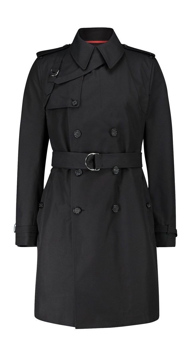 Trench coat em gabardine, € 1990, Alexander McQueen.