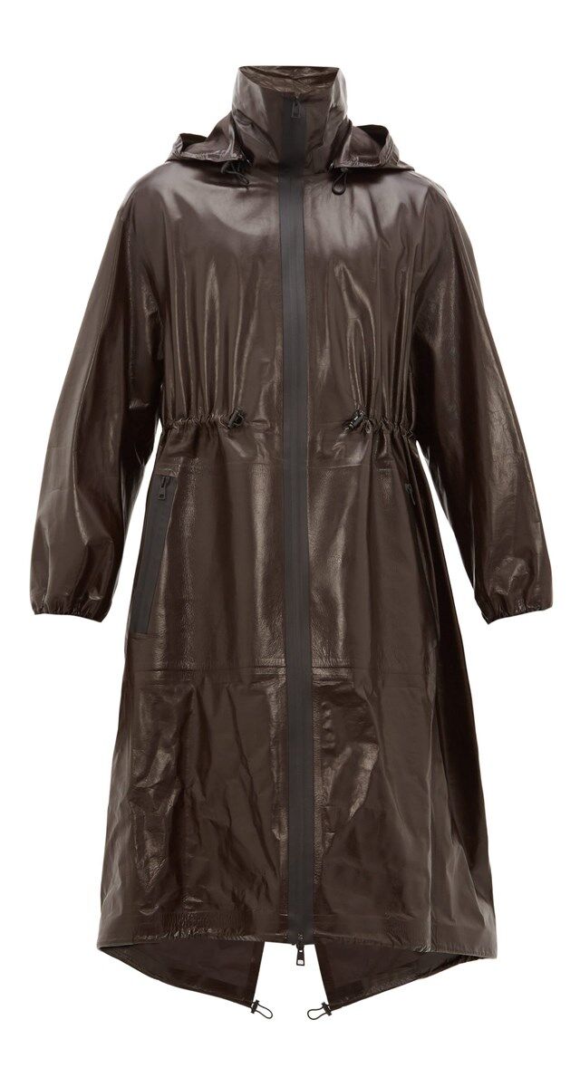 Parka em pele, € 6500, Bottega Veneta.