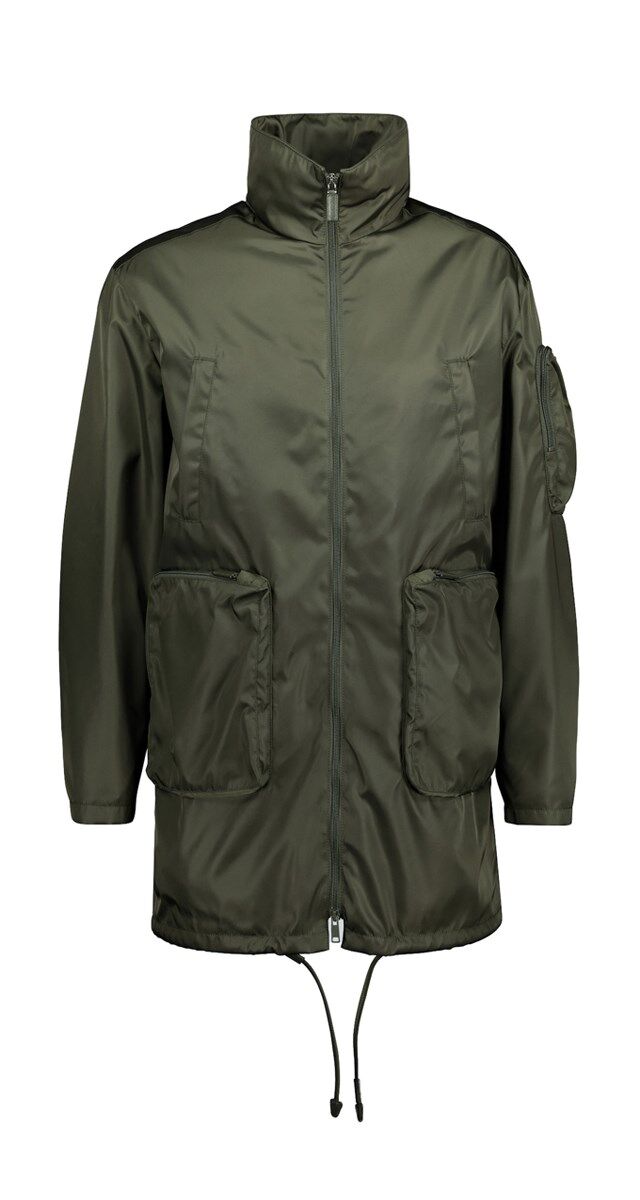 Parka impermeável, € 2100, Prada.