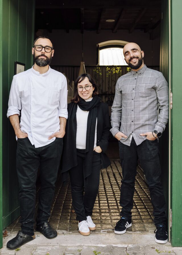 Chefe Bruno Caseiro com a sua equipa