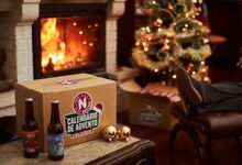 Em vez de chocolates, este calendário do advento tem cervejas