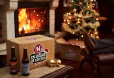 Em vez de chocolates, este calendário do advento tem cervejas