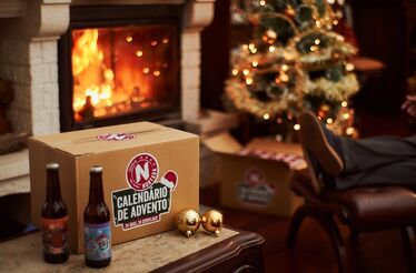 Em vez de chocolates, este calendário do advento tem cervejas