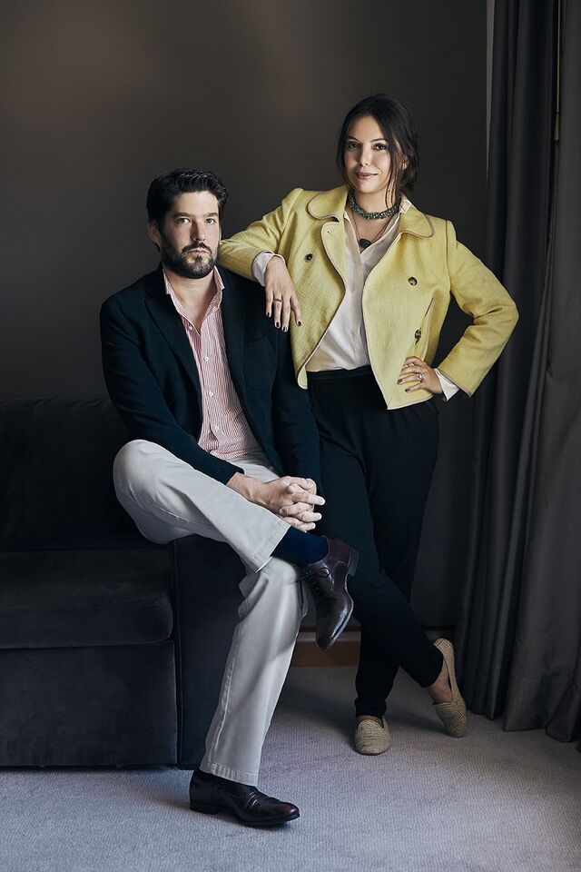 Os fundadores Lucila e Ludovic de La Bédoyère.