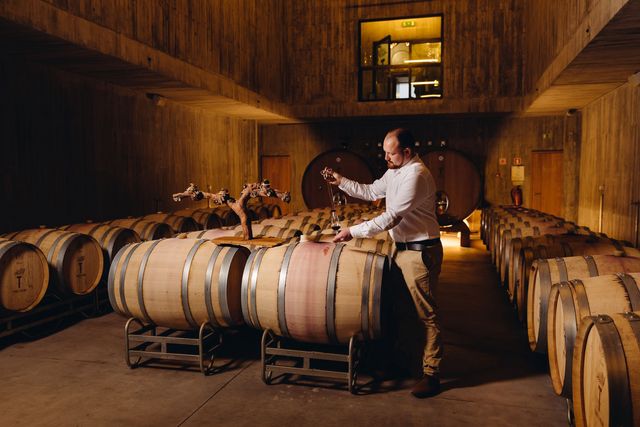 "oferece experiências de enoturismo como o Wine Blending ou a Esfoliação de Vinoterapia"