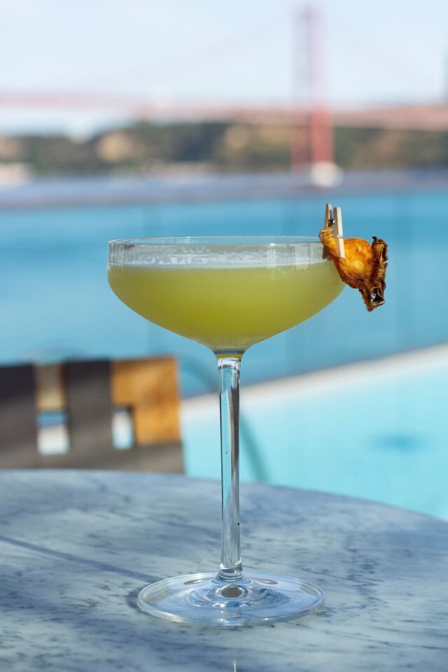 Um dos cocktails de assinatura do SUD Lounge.