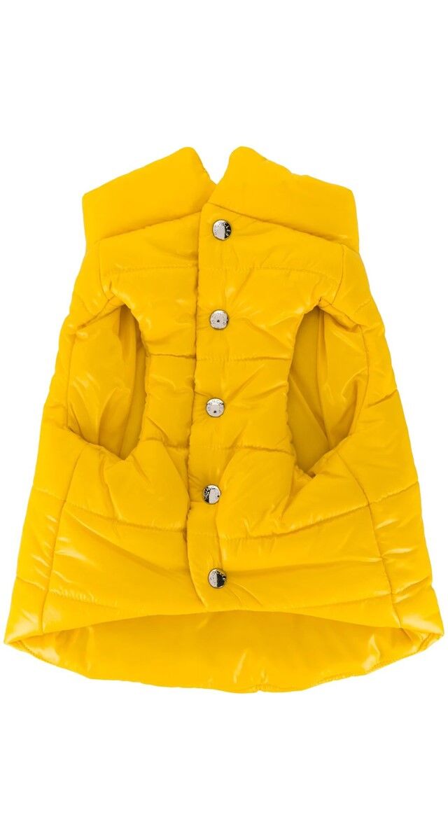 Casaco acolchoado, € 330, Poldo Dog Couture & Moncler. 