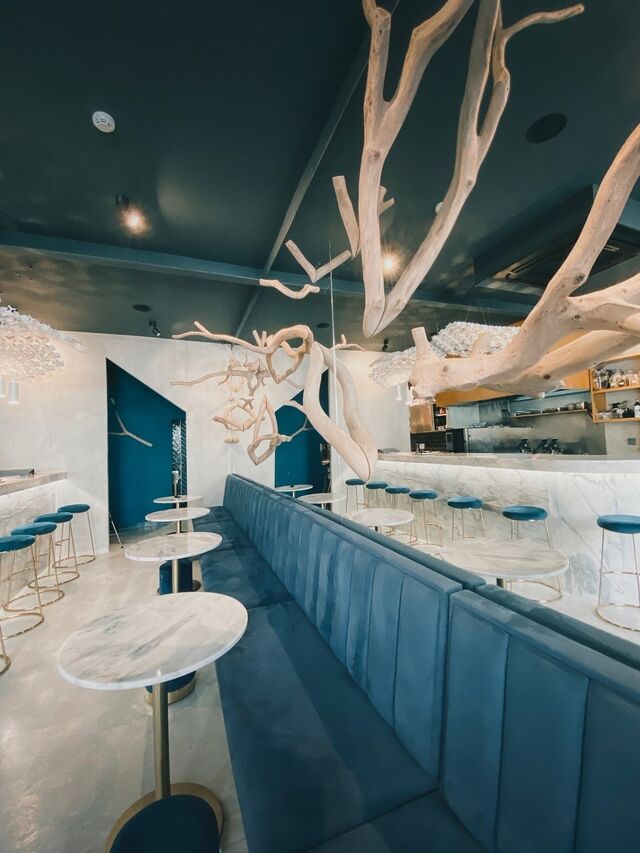 A decoração do Terroir.