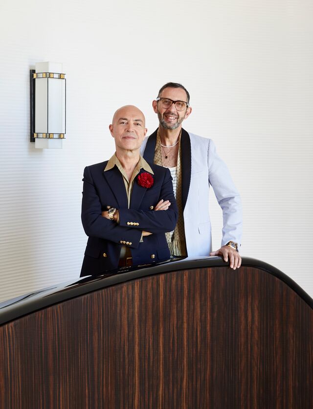 A dupla de arquitectos Artur e Jacques
