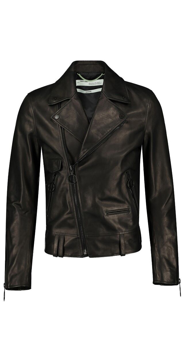 Biker em pele, € 2025, Off-White