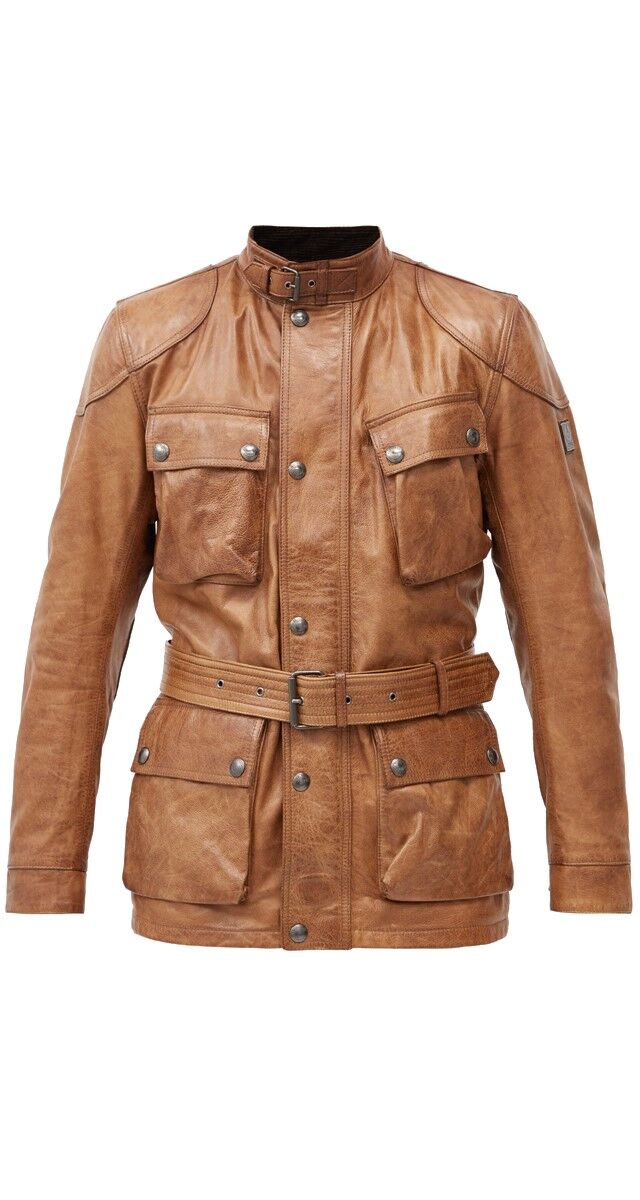 Parka em pele, € 1458, Belstaff