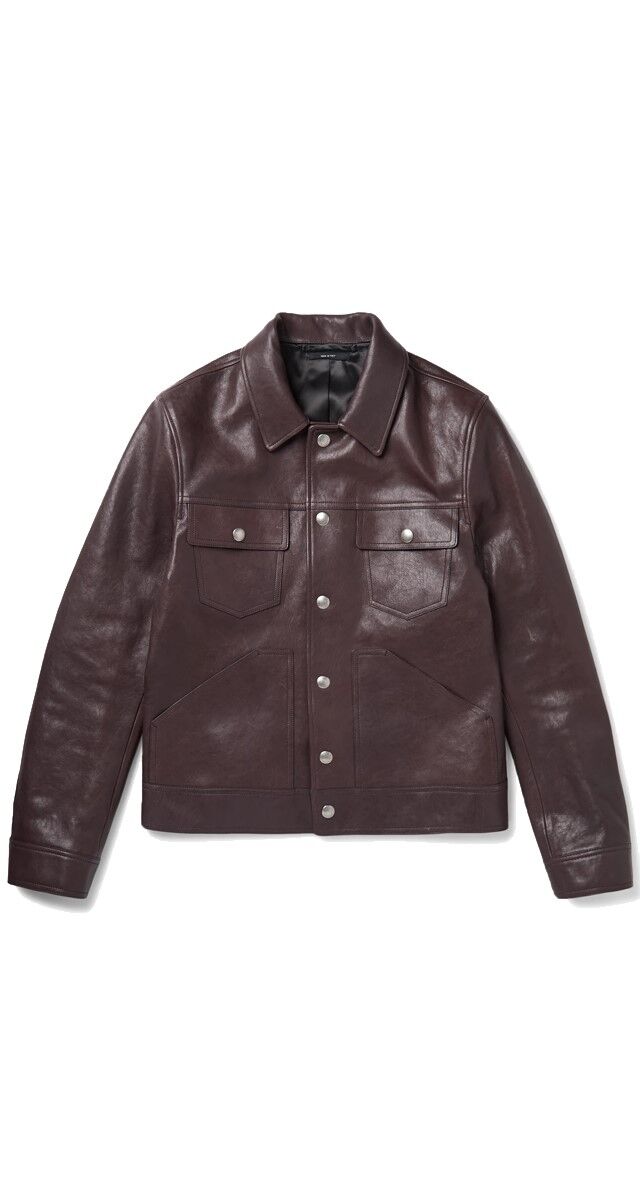 Blusão em pele, € 4390, Tom Ford