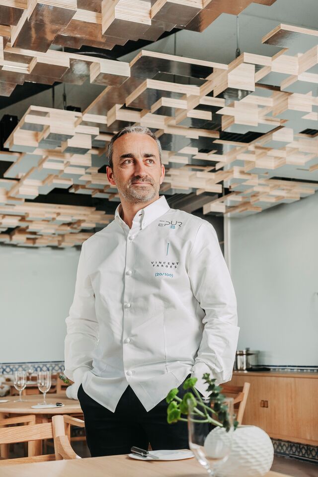 Chef Vincent Farges, no Epur.