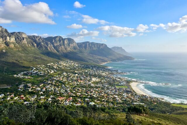 A viagem Garden Route and Beyond da Saga inicia-se na Cidade do Cabo, na África do Sul