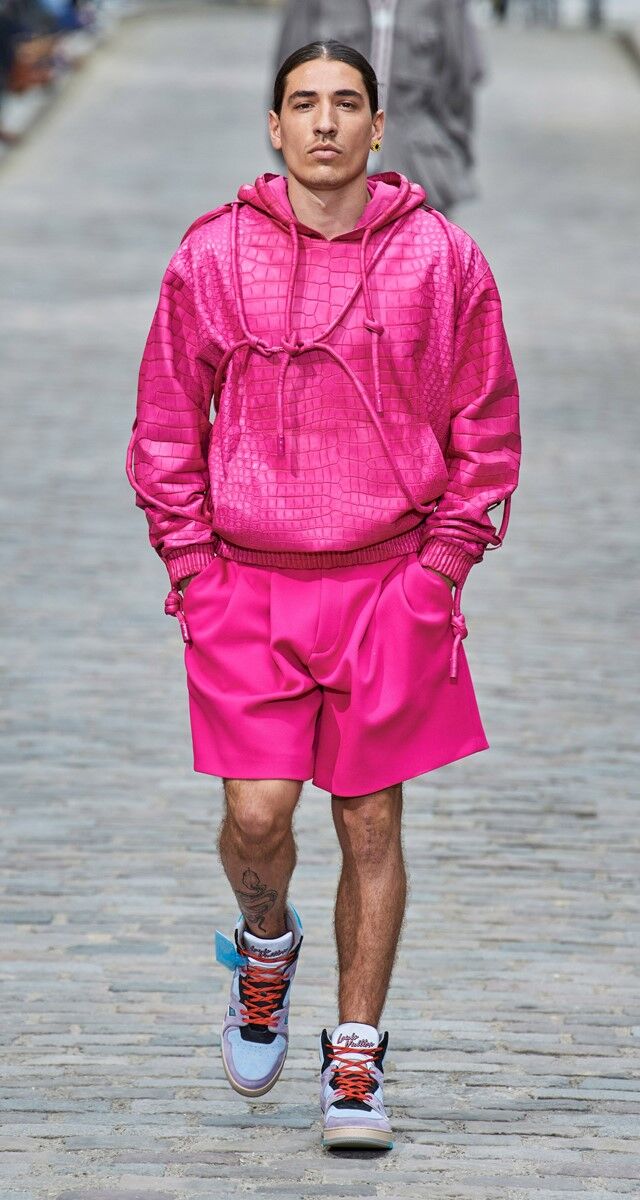 Em junho, no desfile da Louis Vuitton para o Verão 2020, em Paris