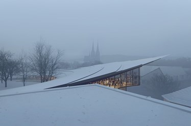 Arquiteto japonês desenha uma biblioteca que se funde com a Natureza