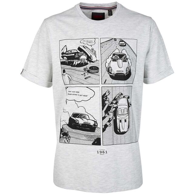 Jaguar celebra 60 anos do E-Type de forma criativa: a T-shirt
