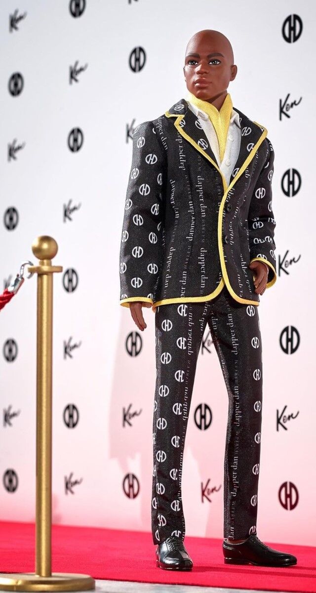 Boneco Ken, Dapper Dan x Ken ©Instagram barbiestyle