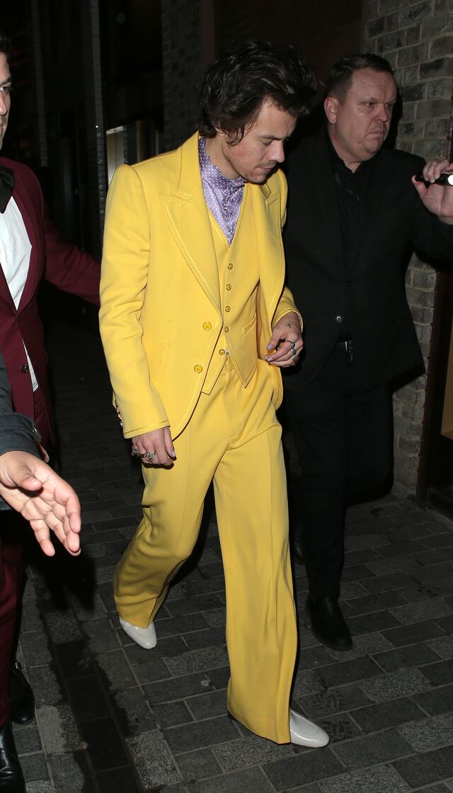 Look para a After Party dos Brit Awards em fevereiro de 2020