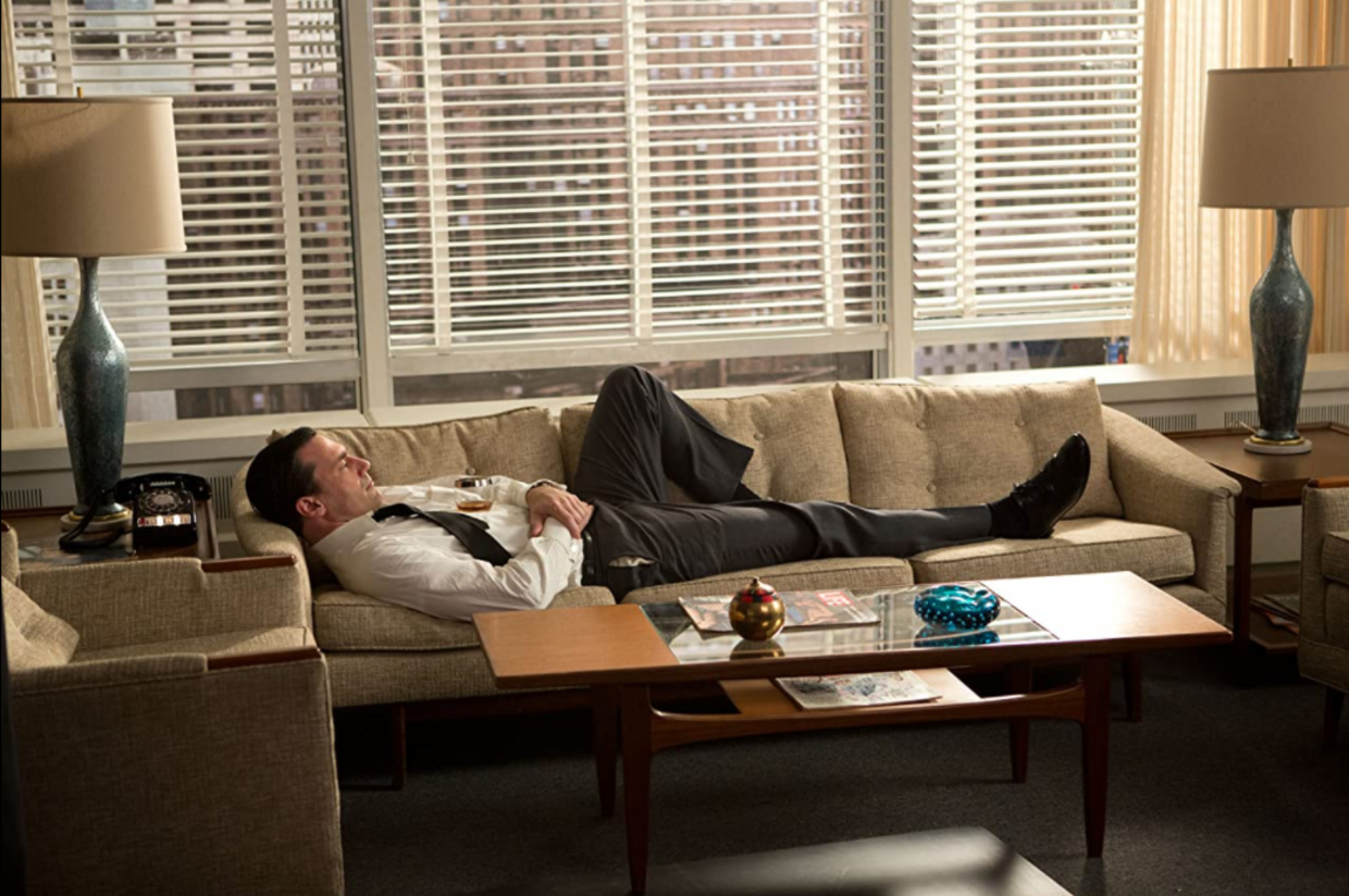 Jon Hamm na série Mad Men