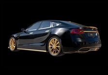 Um Tesla revestido a ouro, o mais caro do mundo