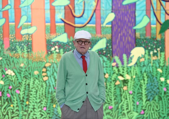 David Hockney: "O stress é preocuparmo-nos com o futuro. A arte é agora".