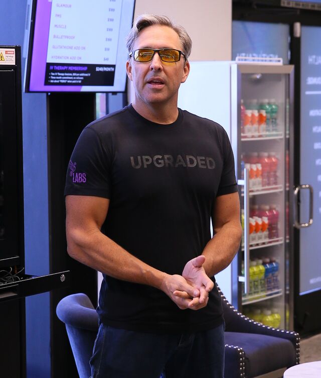 No lançamento dos Bulletproof Labs em Santa Monica, Califórnia, 2017