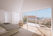 Este incrível apartamento T3 fica na colina mais alta de Lisboa