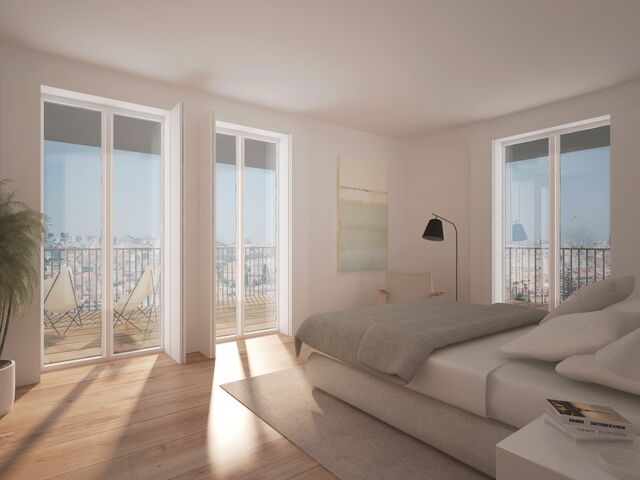 Um apartamento da residência de luxo Graça Residences.