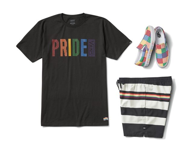 Coleção da Vans inspirada no movimento Pride.