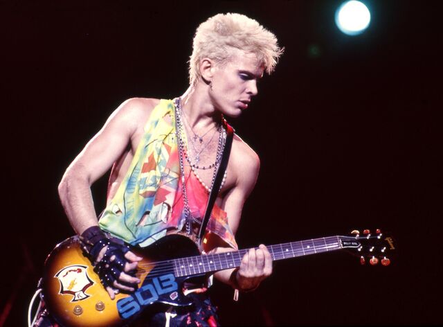 Billy Idol num concerto em 1987