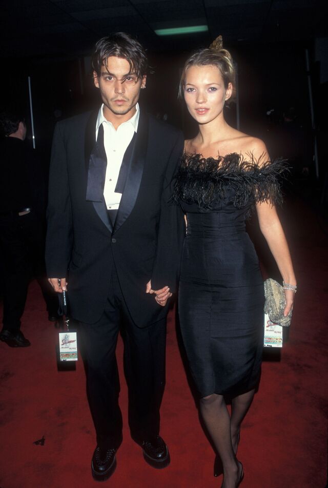Johnny Depp e Kate Moss (1995)