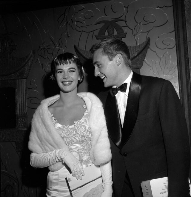 Natalie Wood e Dennis Hopper em 1956