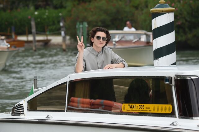 Timothée Chalamet em Veneza, 2019