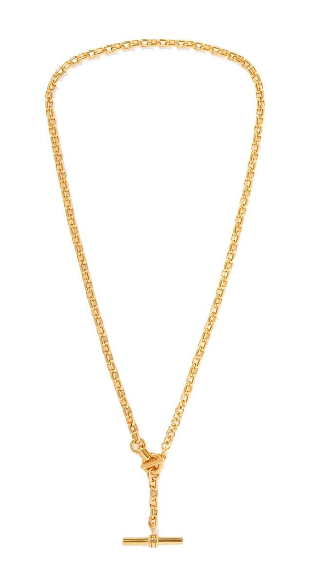 Colar em prata banhada a ouro, € 2200, Bottega Veneta.