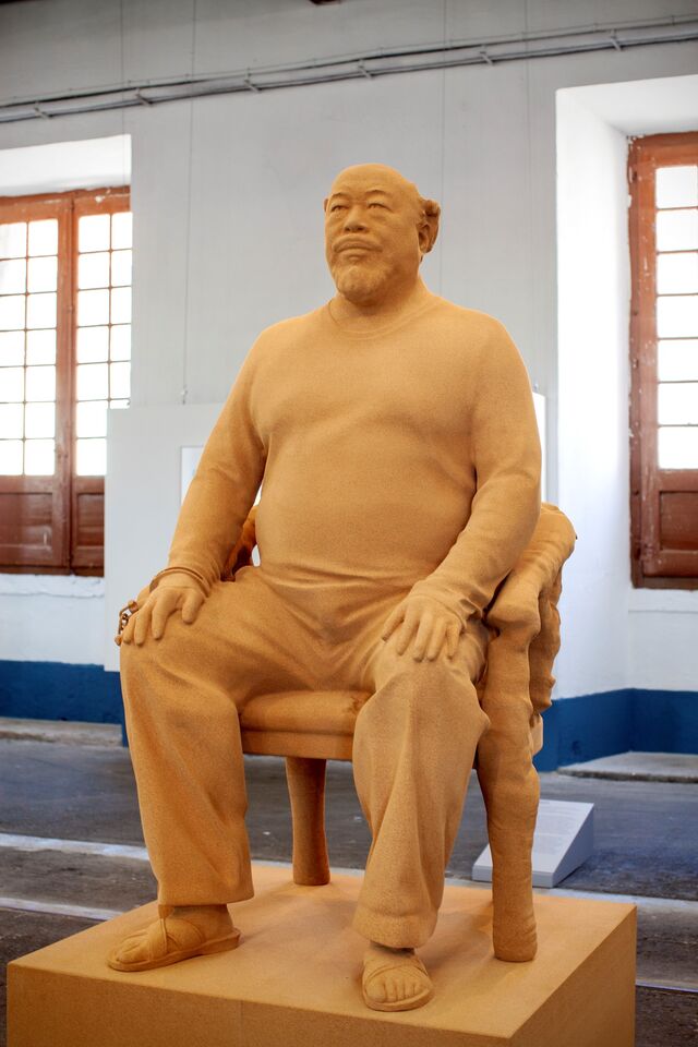 Imagens da exposição na Cordoaria