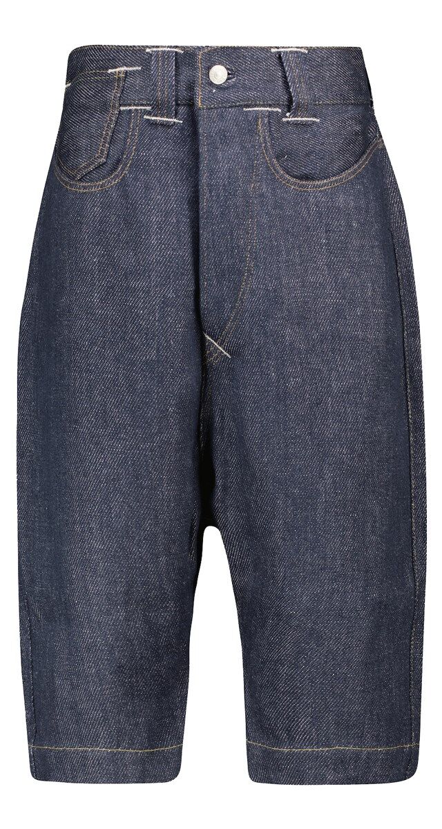 Calções em ganga, € 825, Junya Watanabe Man x Levi’s.