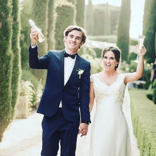 Antoine Griezmann na sua lua de mel.